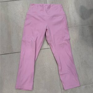 Luluemon Pink High-Waisted Leggings